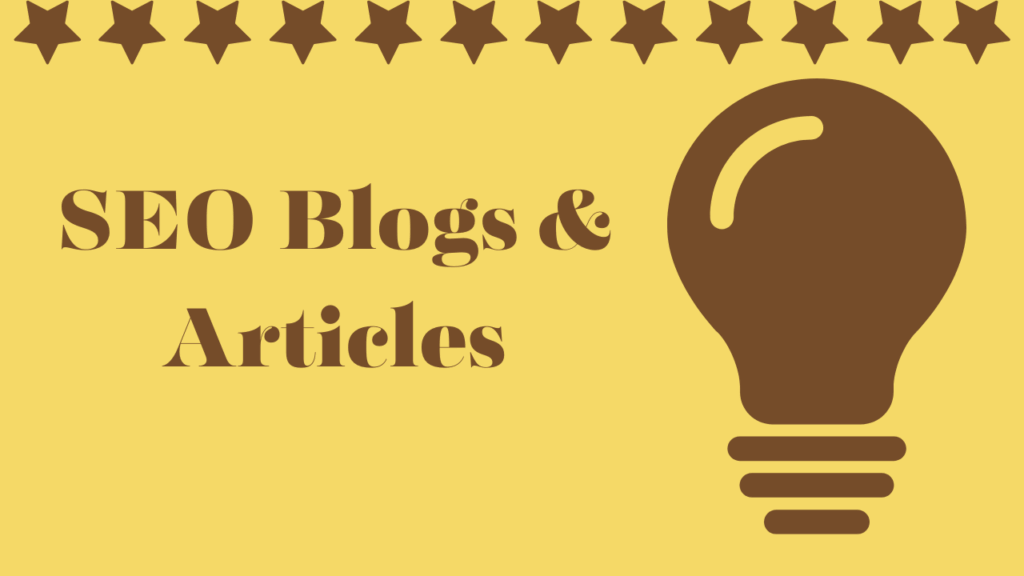 SEO Blogs and Articles